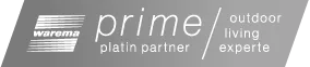 Logo Warema Platin Partner, Outdoor Living Experte